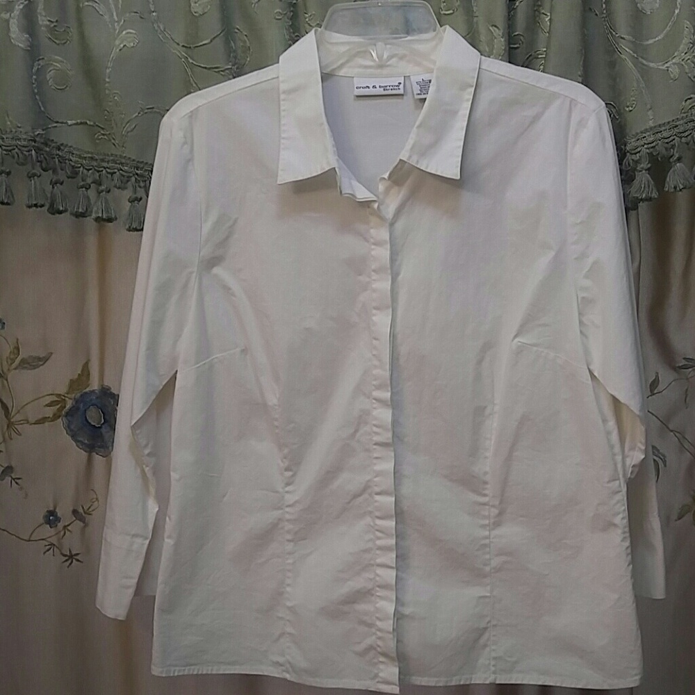 Croft & Barrow White Button Down Shirt